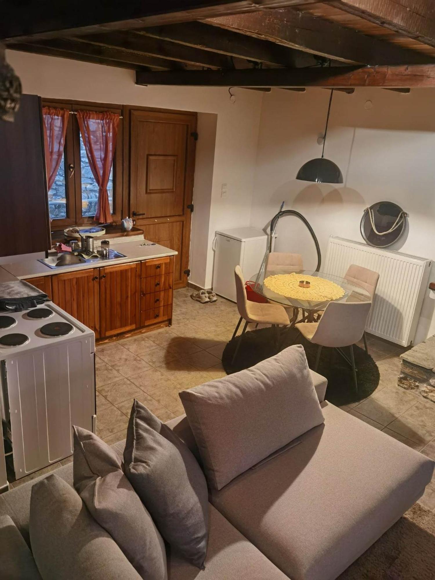 Traditional Stone Cottage In Palio Elatohori 外观 照片