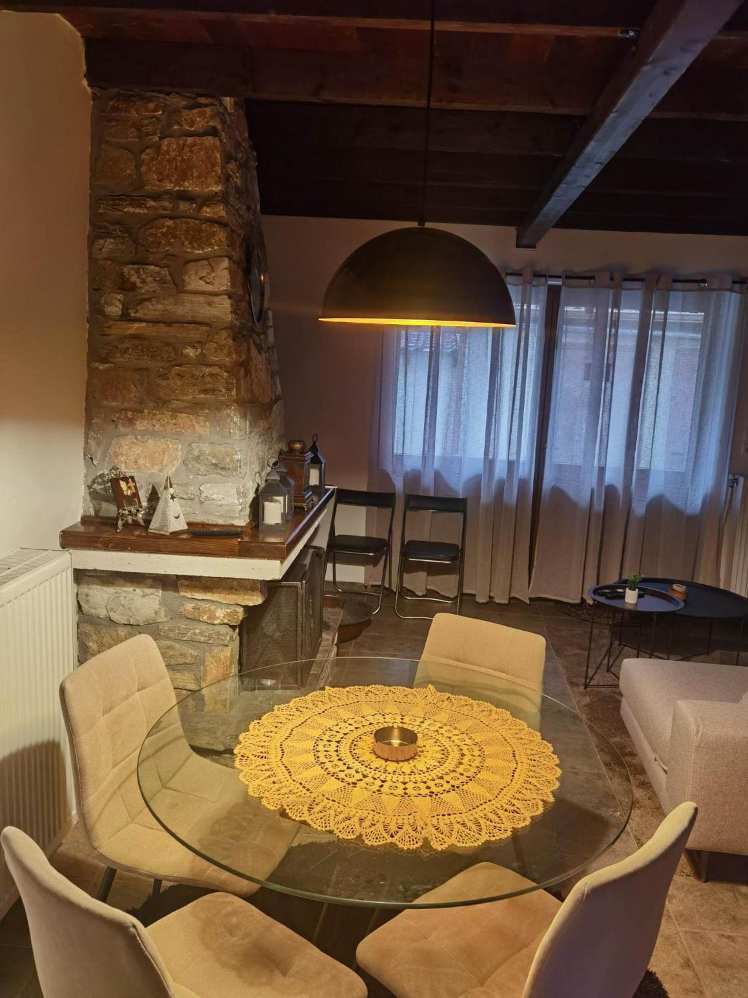 Traditional Stone Cottage In Palio Elatohori 外观 照片